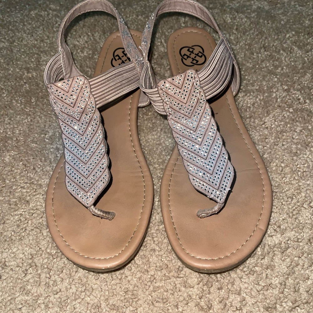 Beige Sandals